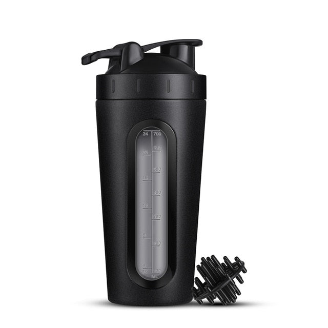 700ml Stainless Steel Protein Shaker Bottle