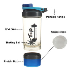 Load image into Gallery viewer, 500ml BPA Free Whey Protein Plastic Shaker