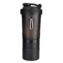 Load image into Gallery viewer, 800ml Three-Layer Protein Shaker Bottle Non-Toxic Wide Mouth 100% Leak Proof Shaker With Stir Ball