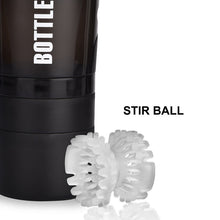 Load image into Gallery viewer, 800ml Three-Layer Protein Shaker Bottle Non-Toxic Wide Mouth 100% Leak Proof Shaker With Stir Ball