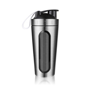 700ml Stainless Steel Protein Shaker Bottle