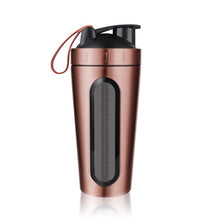 Load image into Gallery viewer, 700ml Stainless Steel Protein Shaker Bottle