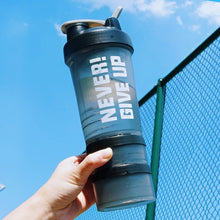 Load image into Gallery viewer, Three-Layer Creative Protein Shaker Bottle