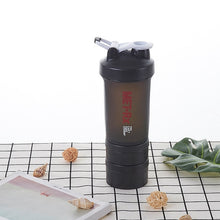 Load image into Gallery viewer, Three-Layer Creative Protein Shaker Bottle