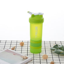 Load image into Gallery viewer, Three-Layer Creative Protein Shaker Bottle