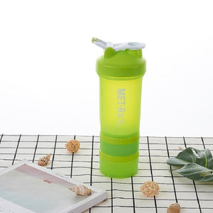 Three-Layer Creative Protein Shaker Bottle