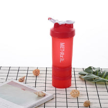 Load image into Gallery viewer, Three-Layer Creative Protein Shaker Bottle