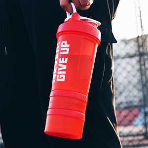 Three-Layer Creative Protein Shaker Bottle