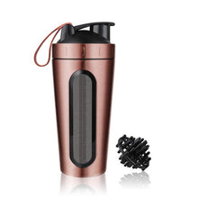 Load image into Gallery viewer, 700ml Stainless Steel Protein Shaker Bottle