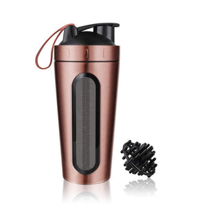 700ml Stainless Steel Protein Shaker Bottle