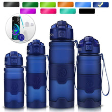 Load image into Gallery viewer, ZORRI Drak Blue Bpa Free Reusable Protein Shaker