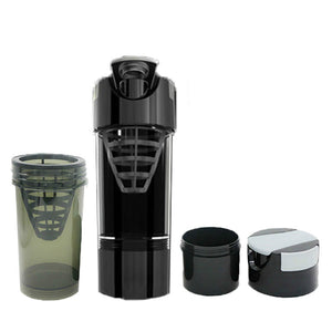 Three-Layer Protein Shaker Bottle